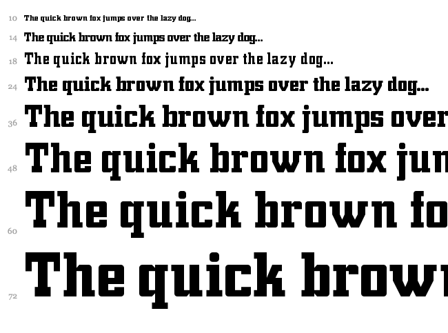 Trump Town Pro font waterfall